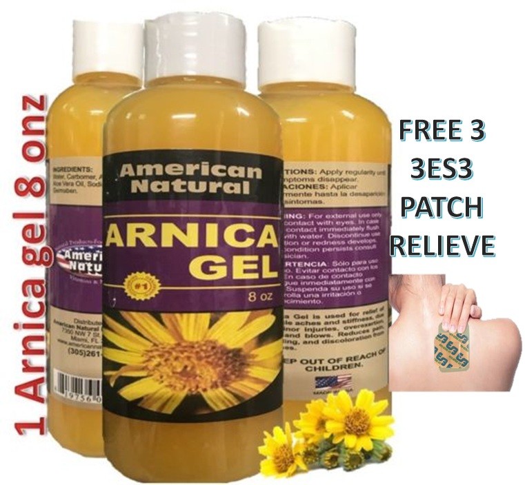 ARNICA MONTANA GEL CREAM 8 Oz SUPPORT RELIEF MUSCLE ACHES BRUISE ARTHRITIS BACK