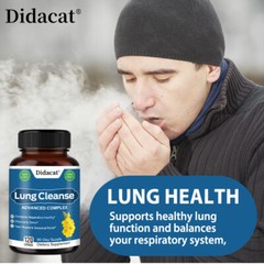 Lung Support Supplement, Lung Cleanse & Lung Detox Formula, Lung Health Support