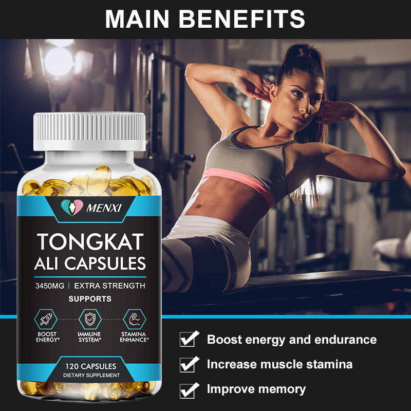 TongkatAl LONGJACK GRADE A STRONGEST ROOT EXTRACT 3450MG 200:1 120 capsules