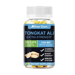 Natural Testosterone Booster 3450mg TongkatAli Extract 200:1 Strong 120 Capsules