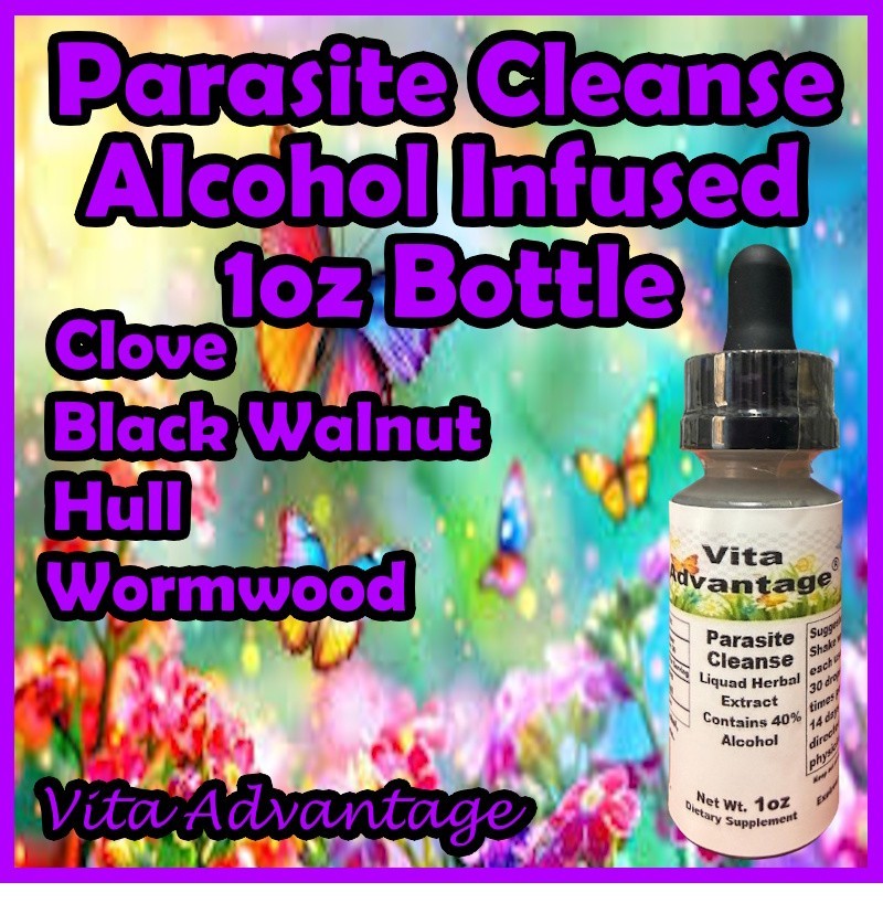 Parasite Cleanse Tincture/Extract-Wormwood, Black Walnut Hull, Clove 1oz