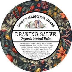 ORGANIC BLACK DRAW SALVE | Bug Bites | Stings | Slivers | Boils| Cysts | Zits