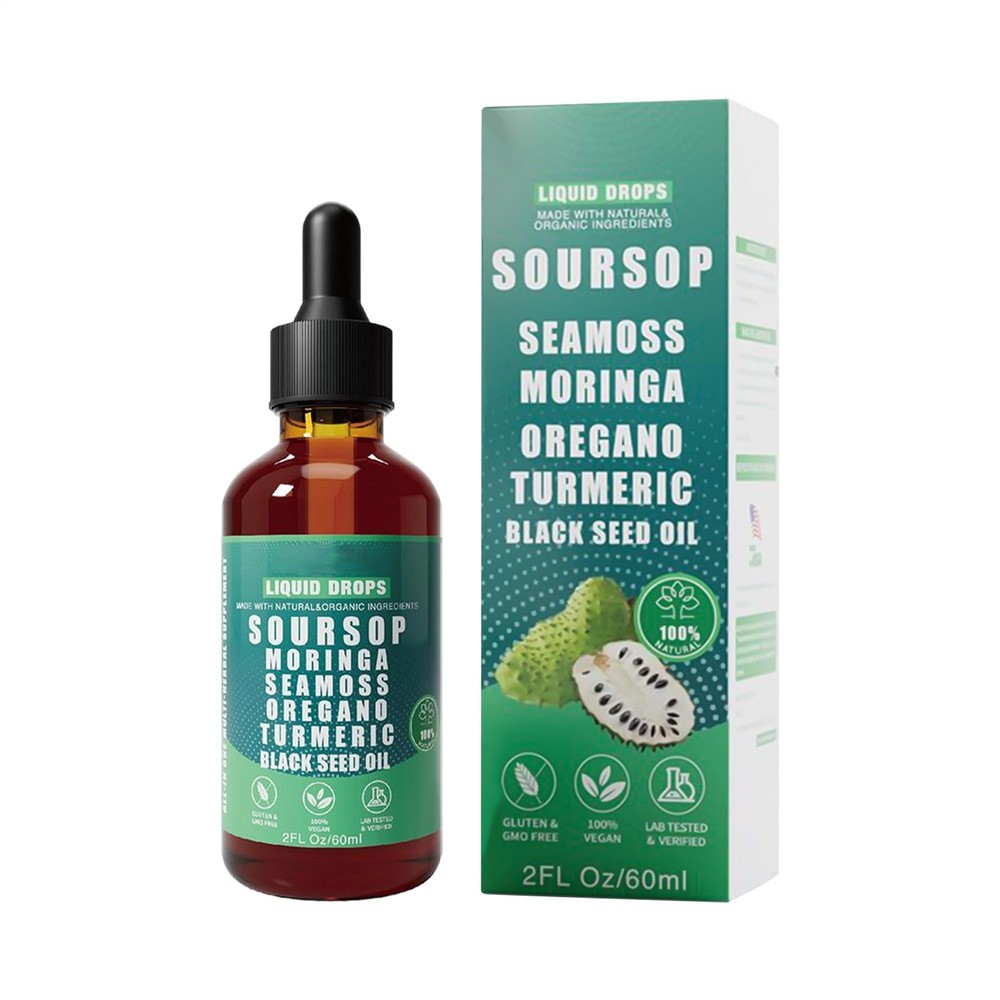 Soursop Vyxion Bitters Liquid Drops 10 in 1 Herbal Extracts for Overall Health