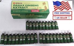 RED PANAX GINSENG EXTRACT 12 yrs old Roots 8000Mg premium 1 Box (30 Bottles)