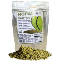 Nopal Cactus Pure 100% Blood Sugar Support Bloated Stomach Fiber 1/2Lb ALKAVITA