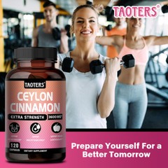 Ceylon Cinnamon Capsules 3600mg Maximum Highest Potency Blood Sugar Support usa