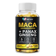 MENXI Maca Root Capsules 10000mg hot Maca Extract 120 Capsules Peruvian