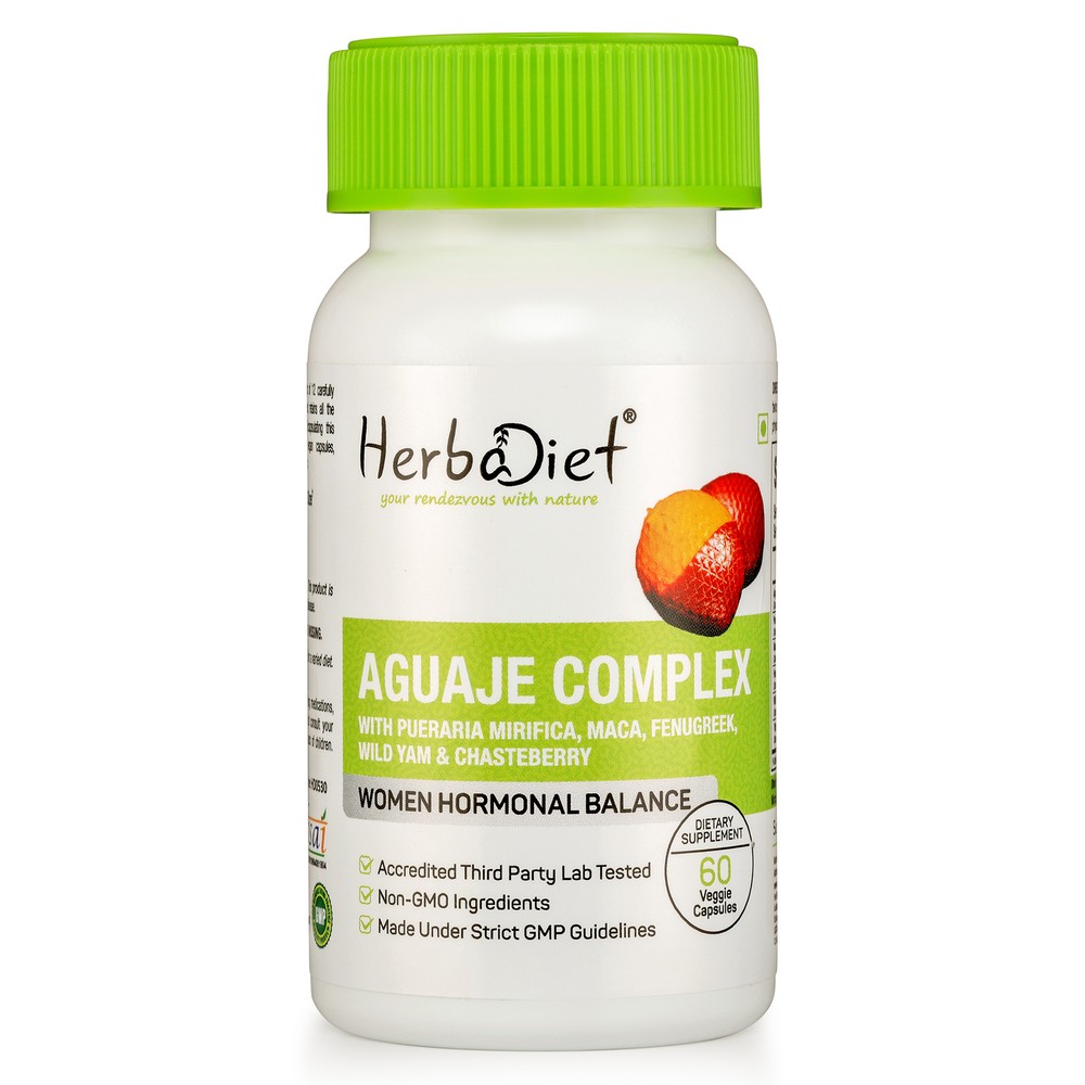 Aguaje Extract with Pueraria Maca Saw Palmetto Red Clover Wild Yam Soy Isoflavon