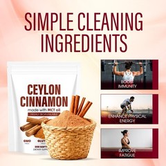 Ceylon Cinnamon Capsules, 𝟳𝟮𝟬𝟬𝙢𝙜 1 Count (Pack of 1)
