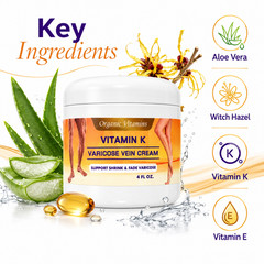 Varicose Veins Cream for Legs, Natural Varicose and Spider Veins support pill