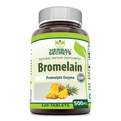 Herbal Secrets Bromelain Supplement 500mg Tablets | Non-GMO | Gluten Free