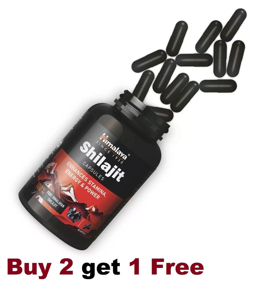 Himalaya Herbal For Stamina,Energy & Power 60 Capsules . Buy 2 get 1 Fre
