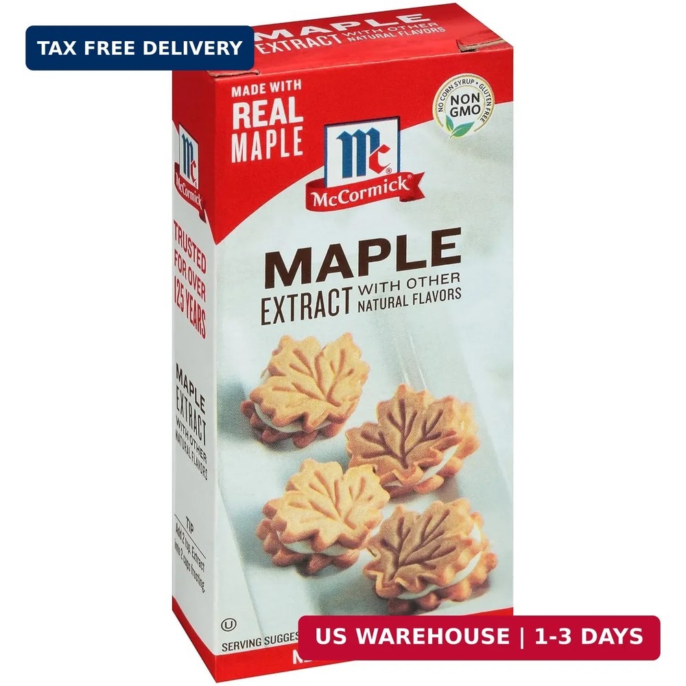 McCormick Maple Extract With Other Natural Flavors, 1 fl oz