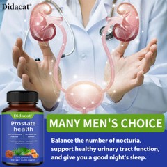 Prostate Health Capsules Natural Support for Men’s Wellness Bladder Health