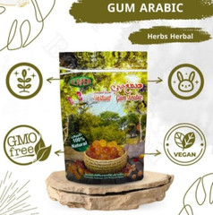 NEW! Elnasr Instant Gum Arabic( 150g x 2 Acacia) Gum Powder Natural Sudan صمغ