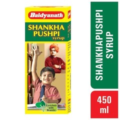 Baidyanath Shankhapushpi Syrup 450ml Pack 2 Ayurvedic Brain Tonic Liquid