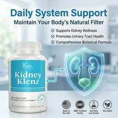 Kidney Cleanse Supplement Cranberry Urinary Tract Support 60 Capsules