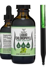 Chlorophyll Liquid Drops – Peppermint Flavored, Vegan Safe (Rich, Full Texture..