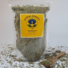 Damiana Leaf (Turnera diffusa) – 4oz Cut & Sifted Herbal Tea, Botanical Herb