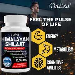 Himalayan Shilajit and Piperine Boost Energy and Performance