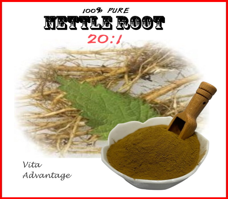 100% Pure Nettle Root High Potency 20:1 Extract Powder Testosterone Booster 100g