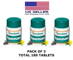 Speman Himalaya 60 Tablets USA Seller Free Shipping (Pack Of 3)