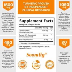 Organic Turmeric Ginger Black Pepper Help Improve Digestion Promote Weight Loss