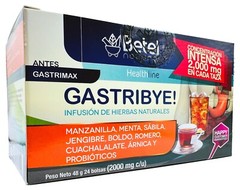 Gastribye Herbal Tea by Betel Natural – Natural Gastric Support – 24 Tea Bags