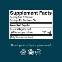 Nature’s Sunshine Cascara Sagrada Capsules – Promotes 100 Count (Pack of 1)