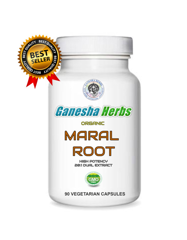 MARAL ROOT (Rhaponticum Carthamoides) High Potency Extract 90 CAPSULES