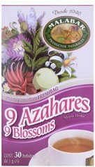 Te 9 AZAHARES 60 Tea Bags Zapote Blanco,Pasiflora,Toronjil,Flor de Manita,tila
