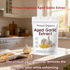 Primus Aged Garlic Extract, Primus Aged Garlic 24 Month Aged,Odorless 1pcs