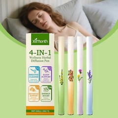 4X Natural Herbal Diffuser with Mullein Thyme Mint for Lung Health and Fresh Air