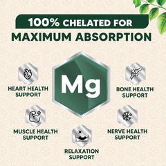 Magnesium Glycinate 1000mg – Chelated for 120 Count (Pack of 1)