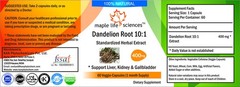 Dandelion Root 10:1 Extract CapsulesPure & high quality