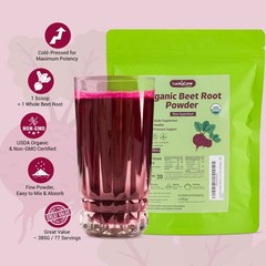Non-GMO Organic Beet Root Powder (13.6 oz) – Boosts Energy & Stamina Naturally