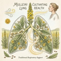 Mullein Extract for Lungs Herbal Respiratory Support EASY liquid Drops DLX USA