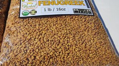 Fenogreco Semilla Entero Alholva Organic Fenugreek Seed Whole trigonella foenum