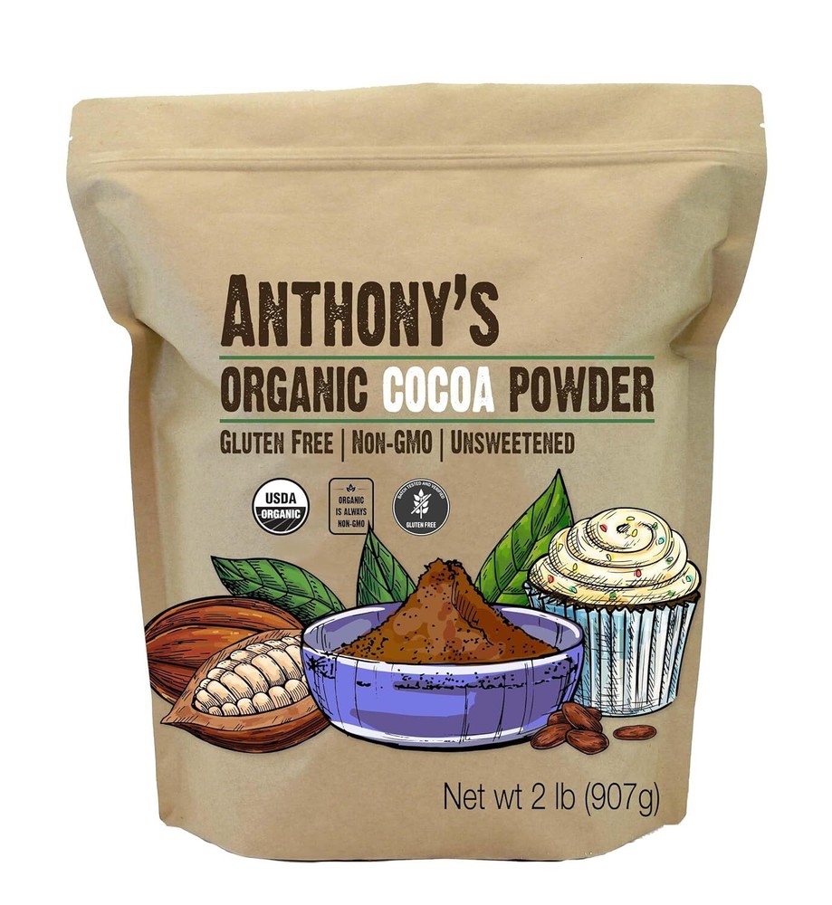 Anthony’s Organic Cocoa Powder 2 lb Gluten Free Non GMO
