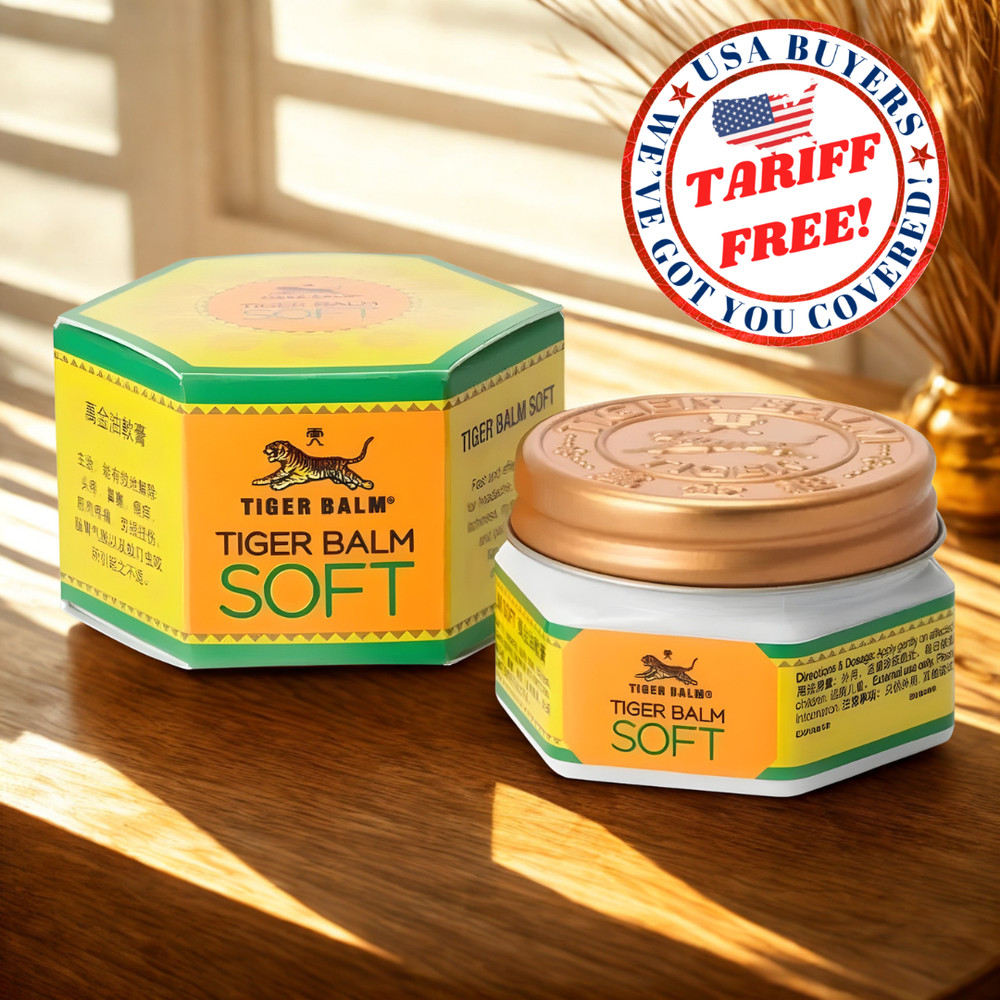 1x 50g TIGER BALM Soft Oitment Relief of Minor Headaches Muscle FREE SHIPPING!