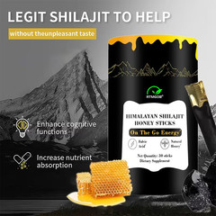 2 pack Better Alt Pure Himalayan Shilajit Sticks with 30sticks Honey, Natural