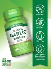 Nature’s Truth Odorless Garlic 2400 mg | 120 120 Count (Pack of 1), Green