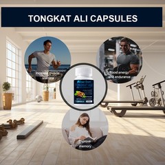 120 Capsules 3450MG Tongkat Al LONGJACK GRADE A STRONGEST ROOT EXTRACT 200:1
