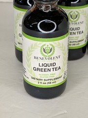 5x Benevolent Nourishment Liquid Green Tea 2 FL oz Dietary Supplement
