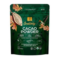 1 LB (16 OZ ) USDA Organic Raw Cacao Powder,100% Pure, ALL NATURAL,ALWAYS FRESH