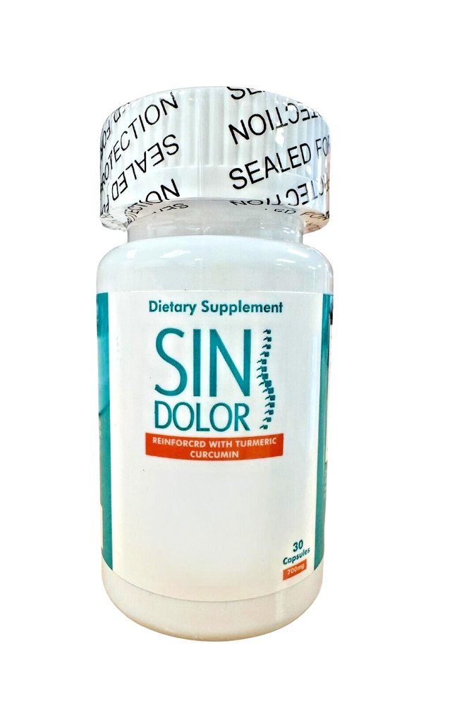 SIN DOLOR 30 CAPSULES JOINT SUPPORT ANTIRHEUMATIC ANTIINFLAMMATORY