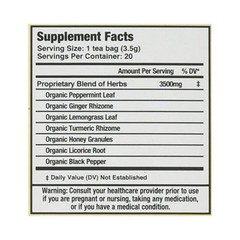 Ginger Turmeric with Black Pepper 20 Count ByThe Mate Factor