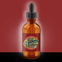 Ashwagandha Extract Tincture Organic EASY Liquid Drops 2 oz Mood – USA