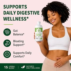 Soursop Bitters Liquid for Digestive Health,Gut Detox&Cleanse,Antioxidant,Imm…