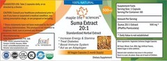 Suma 20:1 Extract Capsules Pfaffia Paniculata Extract Pfaffoside aphrodisiac